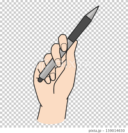 ペンタブレットを掴む右手のイラスト お絵かき ペンタブレットを掴む右手のイラスト お絵かき 139014630