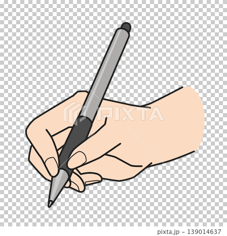 ペンタブレットを持つ右手のイラスト お絵かき ペンタブレットを持つ右手のイラスト お絵かき 139014637