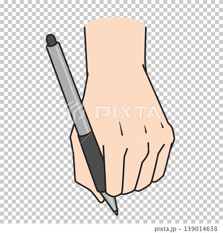 右手拿著繪圖板的插圖。 右手拿著繪圖板的插圖。 139014638