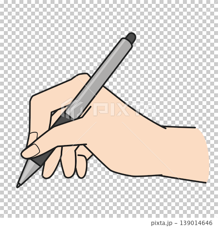 ペンタブレットを持つ右手のイラスト お絵かき ペンタブレットを持つ右手のイラスト お絵かき 139014646