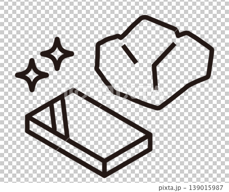 A simple icon for rare metals and rare earth elements (rare mineral resources and rare earth elements necessary for the energy and electronics industries). A simple icon for rare metals and rare earth elements (rare mineral resources and rare earth elements necessary for the energy and electronics industries). 139015987