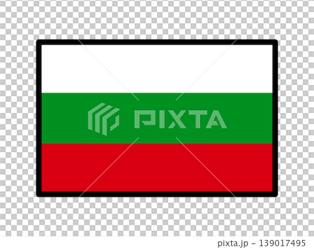 Illustration of the Bulgarian flag Illustration of the Bulgarian flag 139017495