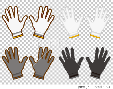 軍手のイラスト素材セット2 139018293
