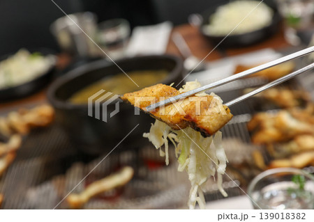 delicious authentic korean charcoal grilled eel 139018382