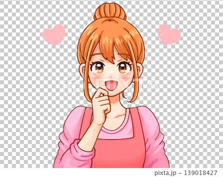微笑む主婦のイラスト素材 139018427
