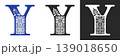 Capital Letter Y With Mediterranean Tile Pattern 139018650