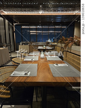 This cafe and restaurant interior with chair and table This cafe and restaurant interior with chair and table 139018658