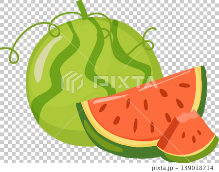 fresh watermelon fruit illustration with slice juicy summer food fresh watermelon fruit illustration with slice juicy summer food 139018714