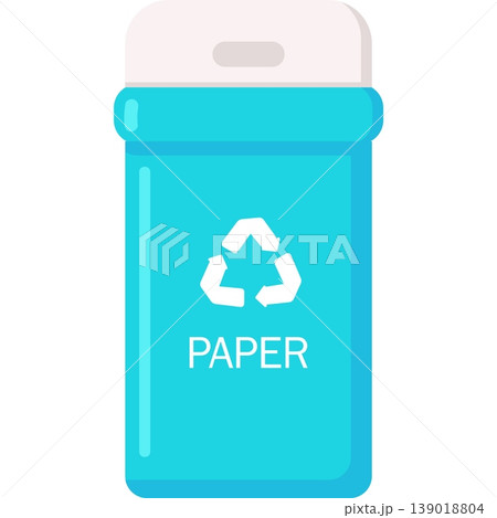 Paper waste recycle icon vector garbage can Paper waste recycle icon vector garbage can 139018804
