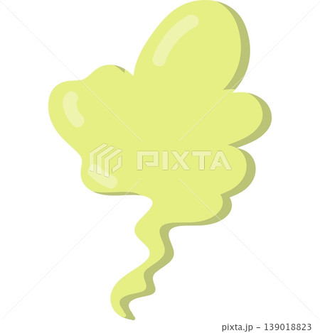 Smell icon vector chemical toxic gas isolated Smell icon vector chemical toxic gas isolated 139018823