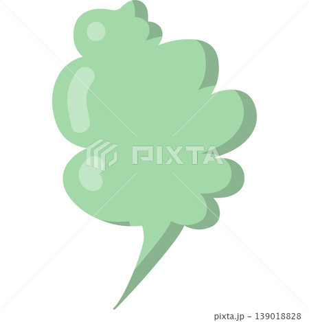 Smelling smoke cloud vector icon on white 139018828