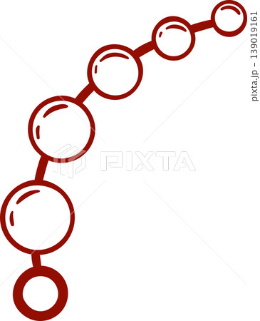 anal beads, adult sex toy, accessories for sex games and bdsm, simple red icon for sex shop in minimalist sketch style anal beads, adult sex toy, accessories for sex games and bdsm, simple red icon for sex shop in minimalist sketch style 139019161
