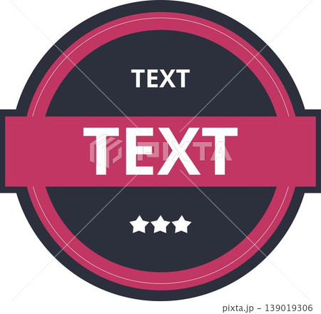 Basic Badge Icon: Straightforward and Functional Vector Design Basic Badge Icon: Straightforward and Functional Vector Design 139019306
