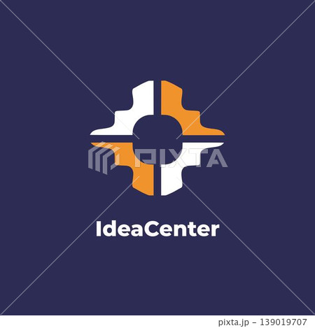 Ideacenter - Circle Gear Logo for Technology. Ideacenter - Circle Gear Logo for Technology. 139019707