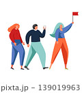 Tourist travel characters, vector flat isolated illustration 139019963