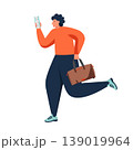 Tourist travel character, vector flat isolated illustration 139019964