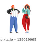 Tourist travel characters, vector flat isolated illustration 139019965