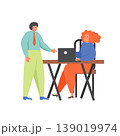 Business team characters, vector flat isolated illustration 139019974