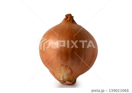 Whole Fresh Onion Isolated on White Background Whole Fresh Onion Isolated on White Background 139021068