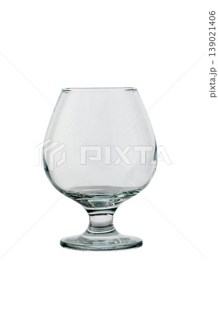 Cognac glass, snifter on white background, isolated. 139021406