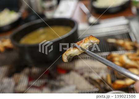 delicious authentic korean eel soup with healthy ingredients delicious authentic korean eel soup with healthy ingredients 139021500