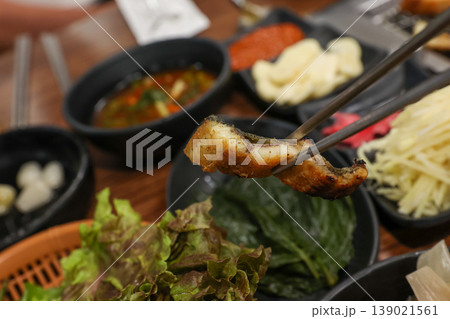 delicious authentic korean eel soup with healthy ingredients delicious authentic korean eel soup with healthy ingredients 139021561