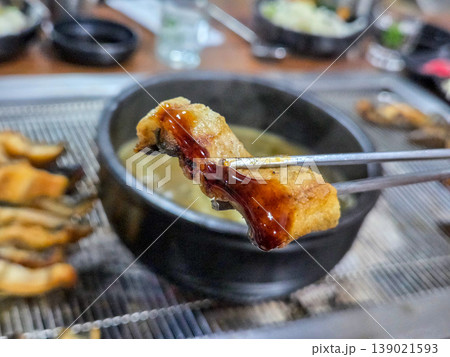 delicious authentic korean eel soup with healthy ingredients delicious authentic korean eel soup with healthy ingredients 139021593