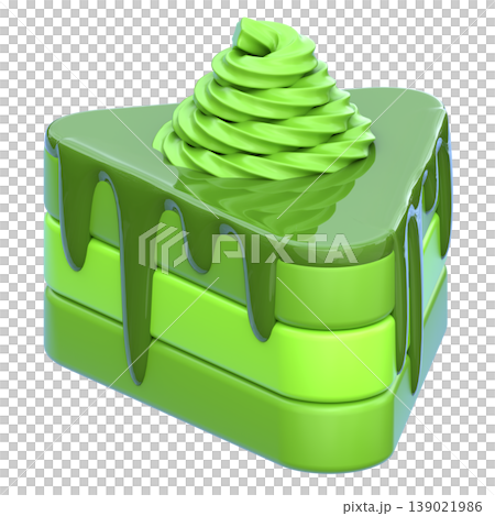 Cute 3D Matcha Cake Icon, Green Tea Dessert Slice, Sweet Bakery Food Illustration for UI App, Cafe Menu, and Digital Product Design Cute 3D Matcha Cake Icon, Green Tea Dessert Slice, Sweet Bakery Food Illustration for UI App, Cafe Menu, and Digital Product Design 139021986