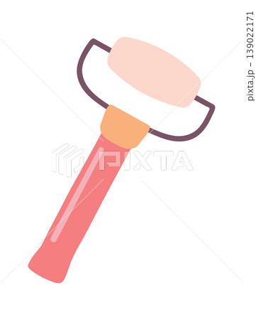 Jade Roller Skincare Tool Cartoon Style Jade Roller Skincare Tool Cartoon Style 139022171