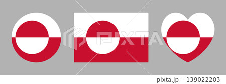 Flag of Greenland heart, circle, rectangle icon, sticker. Rectangular, round, heart shaped Greenland flag badge, button set. Flag of Greenlander country flag sign, symbol, banner, background. Flag of Greenland heart, circle, rectangle icon, sticker. Rectangular, round, heart shaped Greenland flag badge, button set. Flag of Greenlander country flag sign, symbol, banner, background. 139022203