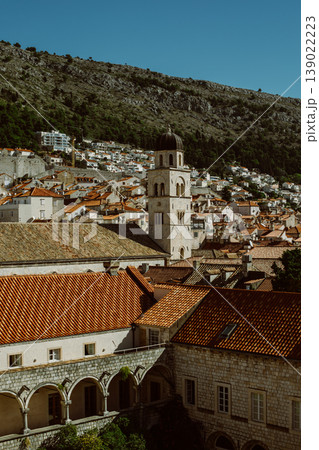 Amazing view of Dubrovnik old town. Travel destination in Croatia. Amazing view of Dubrovnik old town. Travel destination in Croatia. 139022223