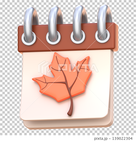 Cute 3D Autumn Calendar Icon, Fall Schedule Illustration for UI App, Seasonal Planner Design, Cozy Reminder Visual, and Productivity Digital Products Cute 3D Autumn Calendar Icon, Fall Schedule Illustration for UI App, Seasonal Planner Design, Cozy Reminder Visual, and Productivity Digital Products 139022304