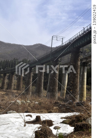新潟 湯沢 毛渡沢橋 新潟 湯沢 毛渡沢橋 139022419