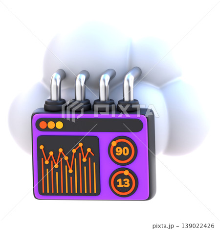 Cute 3D Cloud Analytics Icon, Data Processing Illustration for UI App, Cloud Computing Design, Business Intelligence Visual, and Modern Digital Products Cute 3D Cloud Analytics Icon, Data Processing Illustration for UI App, Cloud Computing Design, Business Intelligence Visual, and Modern Digital Products 139022426