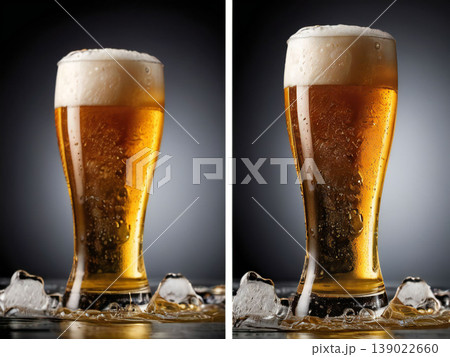 よく冷えたビール。 139022660