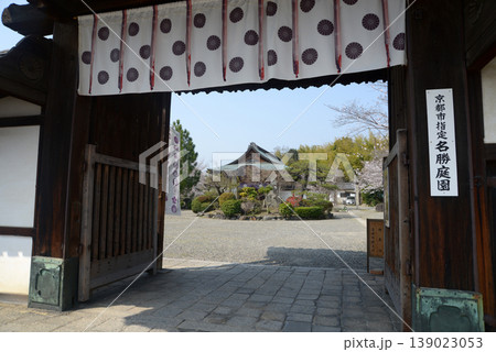 春の観修寺 山門から境内を望む 京都市山科区勧修寺仁王堂町 春の観修寺 山門から境内を望む 京都市山科区勧修寺仁王堂町 139023053