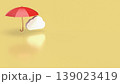 Cloud Data Protection Concept With Red Umbrella Security Symbol 3d render. 139023419