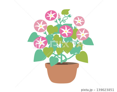 かわいいアジサイのイラスト かわいいアジサイのイラスト 139023851