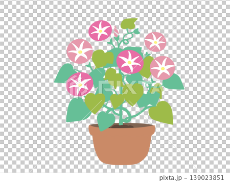 かわいいアジサイのイラスト かわいいアジサイのイラスト 139023851