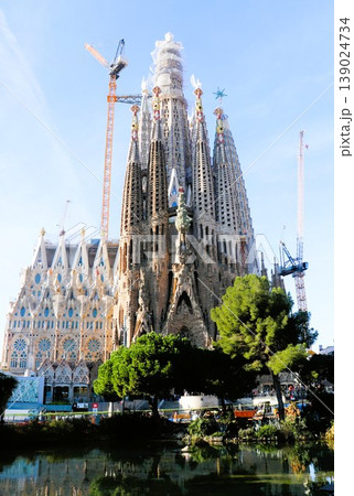 世界遺産　完成間近のサグラダファミリア　バルセロナ　スペイン 139024734