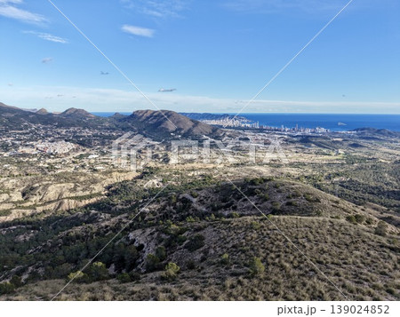 Scenic Countryside View, Serene Mountain And Sea Landscape, Tranquil Rural Scene With Mountains And Ocean Scenic Countryside View, Serene Mountain And Sea Landscape, Tranquil Rural Scene With Mountains And Ocean 139024852
