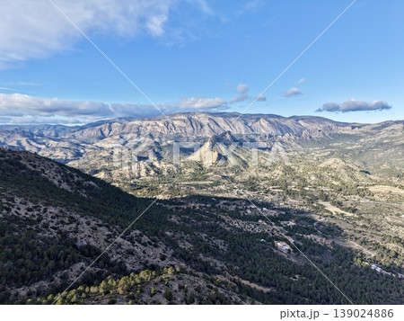 Isolation Extends Over Lush Terrain, Tranquil Hillside View With Distant Ridges And Abundant Plant Life Isolation Extends Over Lush Terrain, Tranquil Hillside View With Distant Ridges And Abundant Plant Life 139024886