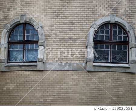 Photograph Of Traditional Arched Windows Emphasizing Timeless Materials And Harmonious Proportions 139025581