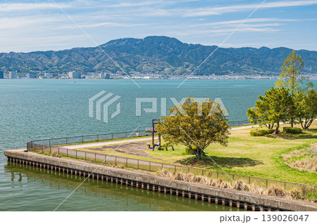 矢橋帰帆島湖岸緑地　草津市 139026047