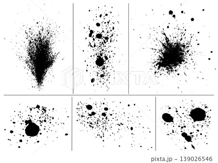 墨のしぶき6点セット 139026546