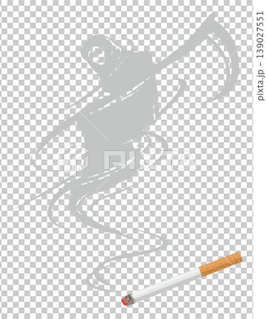 一幅描繪香菸與惡魔共存的畫面。 139027551