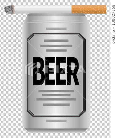 一幅插圖描繪了有人用空罐子當煙灰缸的情景。 139027558