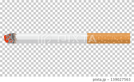 Image illustration of a lit cigarette 139027563