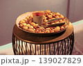 Decorative Bowl With Walnut And Hazelnut On Modern Table Still Life 139027829