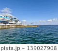 Modern Seaport Architecture and Leisure in Sunny Day 139027908
